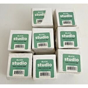 Blick Studio Mini Canvas 2x2 Pack of 8 Art Painting Craft Supplies‎